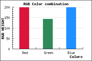 rgb background color #C78FC6 mixer
