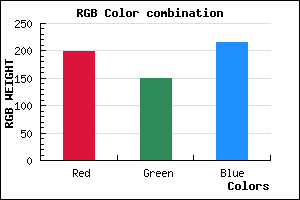 rgb background color #C795D7 mixer
