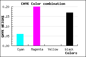 #C7AAD4 color CMYK mixer