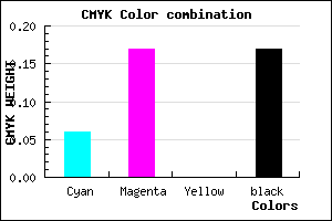 #C7B0D4 color CMYK mixer
