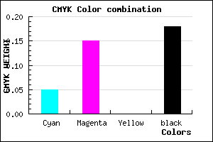 #C7B2D2 color CMYK mixer