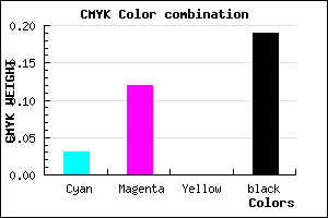 #C7B6CE color CMYK mixer