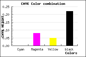 #C7B7BE color CMYK mixer
