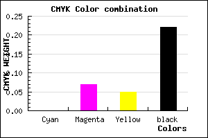 #C7B9BE color CMYK mixer
