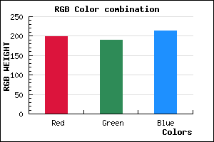 rgb background color #C7BDD5 mixer