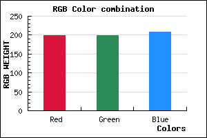 rgb background color #C7C6D0 mixer