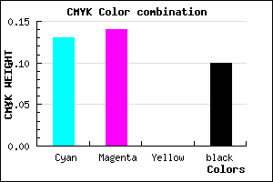 #C7C6E5 color CMYK mixer