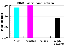 #C7C6E8 color CMYK mixer