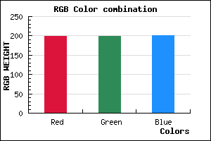 rgb background color #C7C7C9 mixer