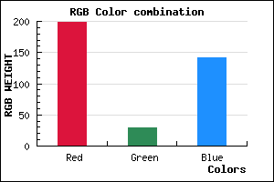 rgb background color #C71D8D mixer