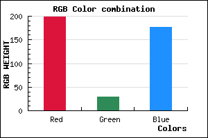 rgb background color #C71DB1 mixer