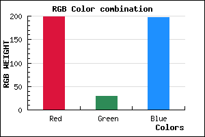 rgb background color #C71DC5 mixer