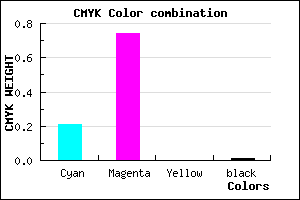 #C741FD color CMYK mixer