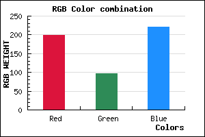 rgb background color #C761DC mixer