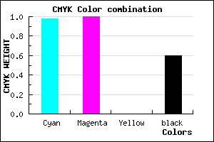 #020065 color CMYK mixer