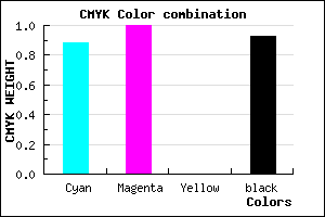 #020011 color CMYK mixer