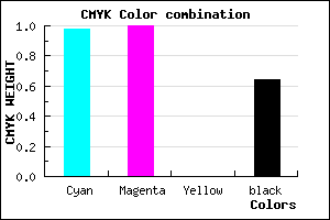 #02005C color CMYK mixer