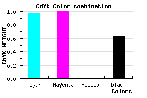 #02005F color CMYK mixer