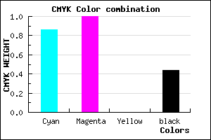 #14008E color CMYK mixer