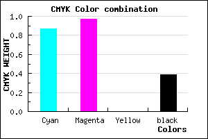#14049C color CMYK mixer
