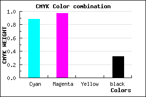 #1405AD color CMYK mixer
