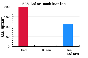 rgb background color #C8016F mixer