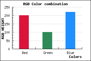 rgb background color #C865DD mixer