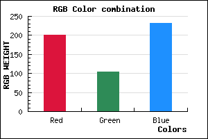 rgb background color #C868E8 mixer