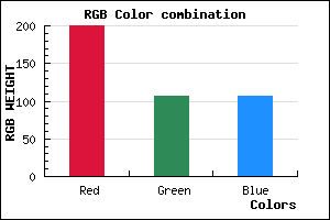 rgb background color #C86A6A mixer