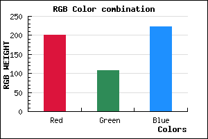 rgb background color #C86BDF mixer