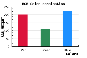 rgb background color #C86DDD mixer