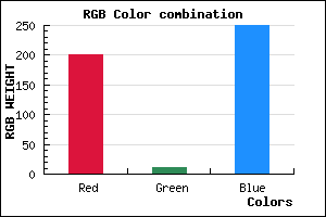 rgb background color #C80BFA mixer