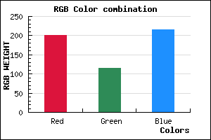 rgb background color #C873D7 mixer