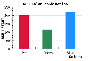 rgb background color #C873DD mixer