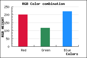 rgb background color #C874DC mixer