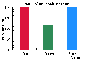 rgb background color #C875C6 mixer