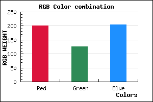 rgb background color #C87ECC mixer