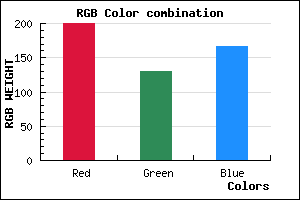 rgb background color #C882A6 mixer