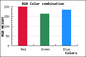 rgb background color #C8A4B8 mixer
