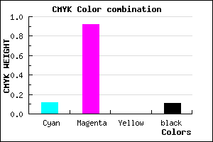 #C812E3 color CMYK mixer