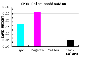 #C8B4F2 color CMYK mixer