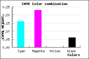 #C8B9EF color CMYK mixer
