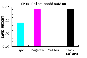 #C8BDDB color CMYK mixer
