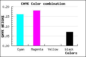 #C8C2EE color CMYK mixer