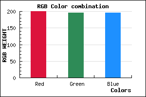 rgb background color #C8C3C3 mixer