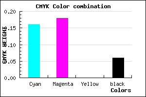 #C8C5EF color CMYK mixer