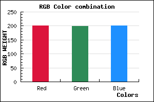rgb background color #C8C6C9 mixer