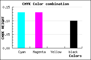 #C8C8E6 color CMYK mixer