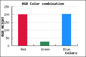 rgb background color #C819CB mixer