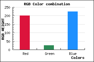 rgb background color #C81AE0 mixer